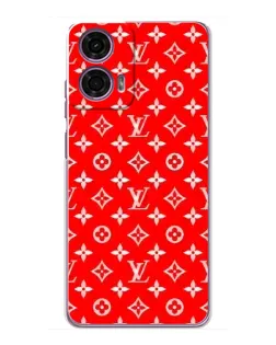 Чехол для Motorola MOTO G24 Power с картинкой «Яркий паттерн LV»