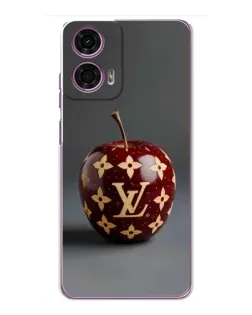 Чехол для Motorola MOTO G24 Power с картинкой «Красное яблоко LV»