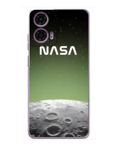 Чехол для Motorola MOTO G24 Power с картинкой «NASA — лунный градиент»