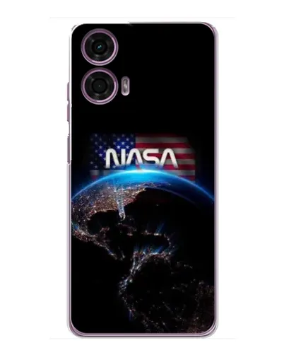 Чехол для Motorola MOTO G24 Power с картинкой «Земля из космоса NASA»
