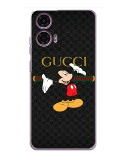 Чехол для Motorola MOTO G24 Power с картинкой «Микки Маус Gucci»