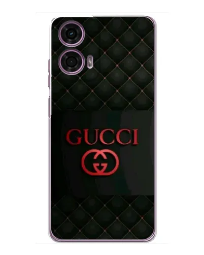 Чехол для Motorola MOTO G24 Power с картинкой «Gucci — стеганый черный»