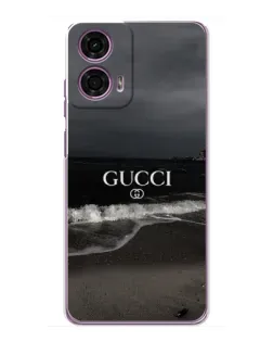 Чехол для Motorola MOTO G24 Power с картинкой «Gucci — морской прибой»