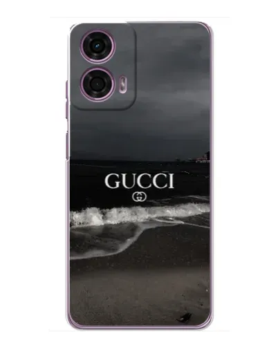 Чехол для Motorola MOTO G24 Power с картинкой «Gucci — морской прибой»