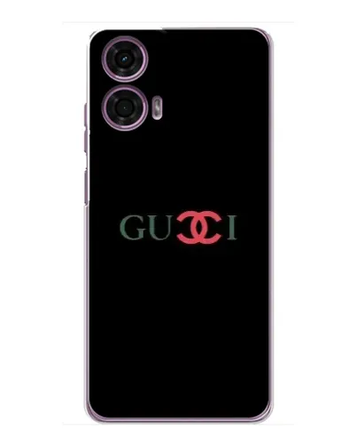 Чехол для Motorola MOTO G24 Power с картинкой «Gucci — красный градиент»