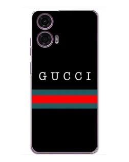 Чехол для Motorola MOTO G24 Power с картинкой «Gucci — красный пояс»
