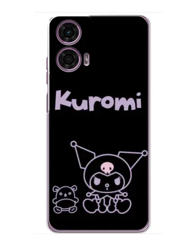 Чехол для Motorola MOTO G24 Power с картинкой «Kuromi — черный минимализм» Чехол для Motorola MOTO G24 Power с картинкой «Kuromi — черный минимализм»