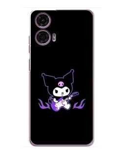 Чехол для Motorola MOTO G24 Power с картинкой «Электрическая Kuromi»