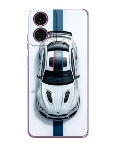 Чехол для Motorola MOTO G24 Power с картинкой «Вид сверху — BMW M»