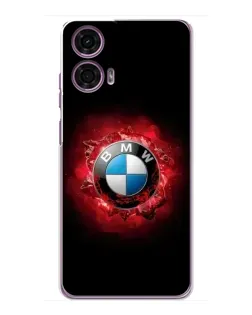 Чехол для Motorola MOTO G24 Power с картинкой «Логотип BMW — вспышка»