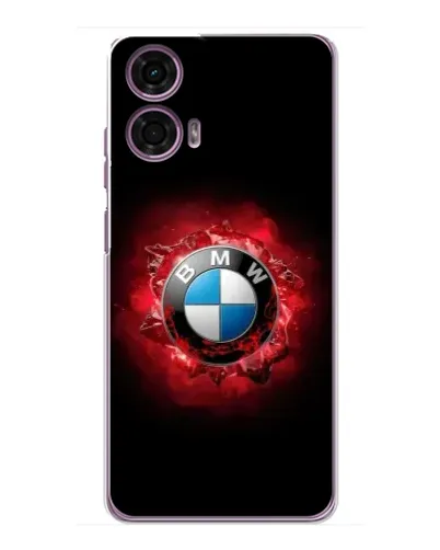 Чехол для Motorola MOTO G24 Power с картинкой «Логотип BMW — вспышка»