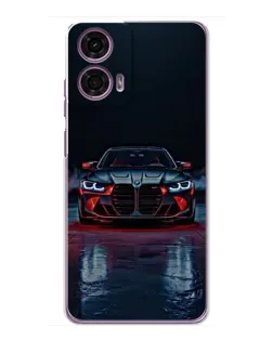Чехол для Motorola MOTO G24 Power с картинкой «BMW на мокрой дороге»