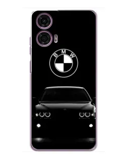 Чехол для Motorola MOTO G24 Power с картинкой «BMW — взгляд из темноты»