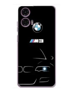 Чехол для Motorola MOTO G24 Power с картинкой «Минималистичный принт BMW M3»