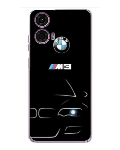 Чехол для Motorola MOTO G24 Power с картинкой «Минималистичный принт BMW M3»