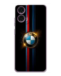 Чехол для Motorola MOTO G24 Power с картинкой «BMW M-Power неон»