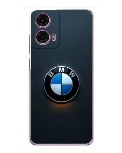 Чехол для Motorola MOTO G24 Power с картинкой «Логотип BMW — минимализм»