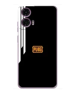 Чехол для Motorola MOTO G24 Power с картинкой «PUBG — вертикальные линии»