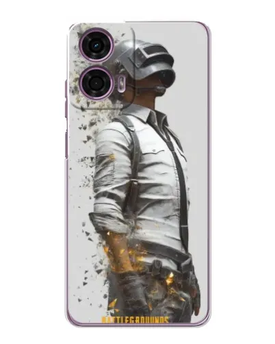 Чехол для Motorola MOTO G24 Power с картинкой «PUBG — боец в пыли» Чехол для Motorola MOTO G24 Power с картинкой «PUBG — боец в пыли»