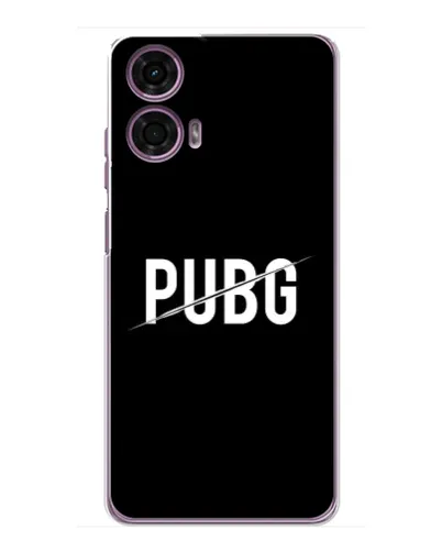 Чехол для Motorola MOTO G24 Power с картинкой «PUBG — белый логотип» Чехол для Motorola MOTO G24 Power с картинкой «PUBG — белый логотип»