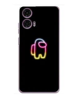 Чехол для Motorola MOTO G24 Power с картинкой «Among Us градиент»