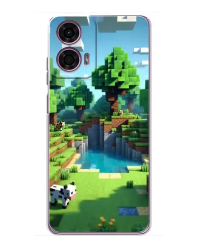 Чехол для Motorola MOTO G24 Power с картинкой «Minecraft летний день» Чехол для Motorola MOTO G24 Power с картинкой «Minecraft летний день»
