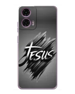 Чехол для Motorola MOTO G24 Power с картинкой «Надпись Jesus Graffiti»
