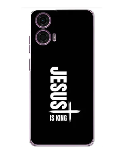 Чехол для Motorola MOTO G24 Power с картинкой «Вертикаль веры Jesus»