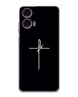 Чехол для Motorola MOTO G24 Power с картинкой «Тонкий крест»