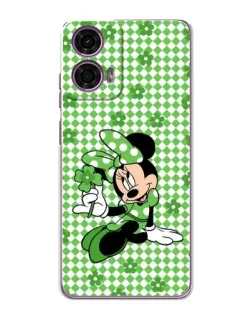 Чехол для Motorola MOTO G24 Power с картинкой «Mickey в клетку» Чехол для Motorola MOTO G24 Power с картинкой «Mickey в клетку»
