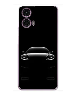 Чехол для Motorola MOTO G24 Power с картинкой «Силуэт Tesla Night»