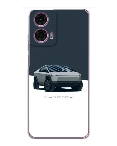 Чохол для Motorola MOTO G24 Power з картинкою «Сріблястий Cybertruck Tesla» Чохол для Motorola MOTO G24 Power з картинкою «Сріблястий Cybertruck Tesla»