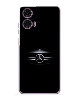 Чехол для Motorola MOTO G24 Power с картинкой «Mercedes — абстрактные линии»