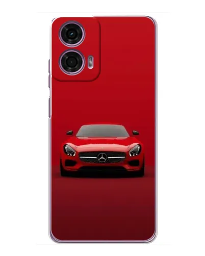 Чехол для Motorola MOTO G24 Power с картинкой «Красный Mercedes AMG»
