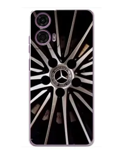 Чехол для Motorola MOTO G24 Power с картинкой «Диск Mercedes»