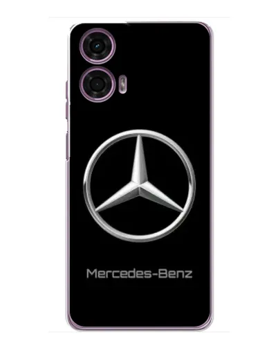 Чехол для Motorola MOTO G24 Power с картинкой «Mercedes Silver Logo»