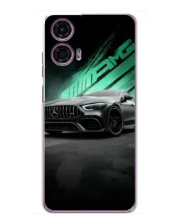 Чехол для Motorola MOTO G24 Power с картинкой «Темный Mercedes AMG»