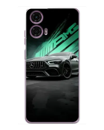 Чехол для Motorola MOTO G24 Power с картинкой «Темный Mercedes AMG»