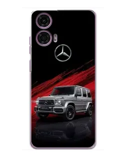 Чехол для Motorola MOTO G24 Power с картинкой «Mercedes G-Class красный»