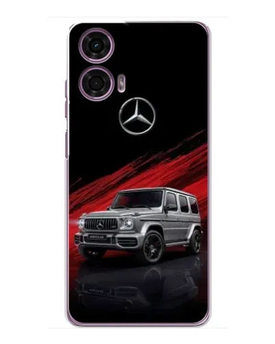 Чехол для Motorola MOTO G24 Power с картинкой «Mercedes G-Class красный»