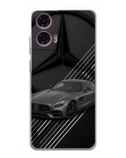 Чехол для Motorola MOTO G24 Power с картинкой «Mercedes AMG — графика»