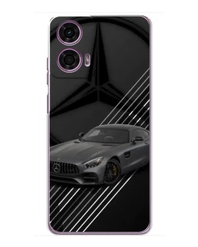 Чехол для Motorola MOTO G24 Power с картинкой «Mercedes AMG — графика»