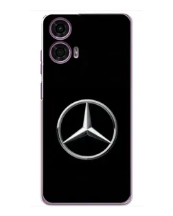 Чехол для Motorola MOTO G24 Power с картинкой «Mercedes классический лого»