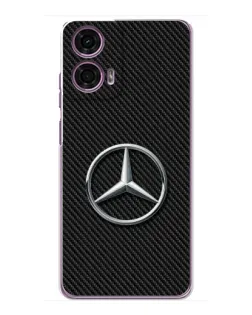 Чехол для Motorola MOTO G24 Power с картинкой «Карбоновый Mercedes стиль»