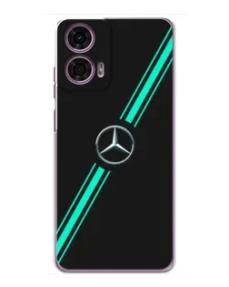 Чехол для Motorola MOTO G24 Power с картинкой «Спортивные линии Mercedes»