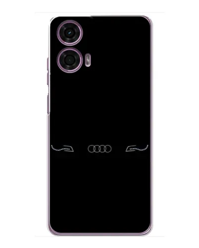 Чехол для Motorola MOTO G24 Power с картинкой «Audi — световой подпись»