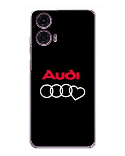 Чехол для Motorola MOTO G24 Power с картинкой «Логотип Audi Heart»