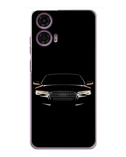 Чехол для Motorola MOTO G24 Power с картинкой «Audi — ночной контур»