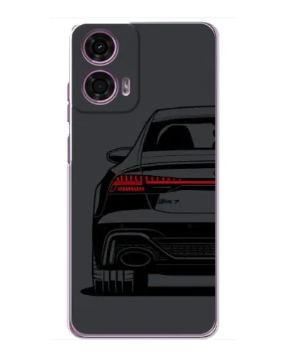 Чехол для Motorola MOTO G24 Power с картинкой «Задняя часть Audi — арт»