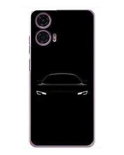 Чехол для Motorola MOTO G24 Power с картинкой «Взгляд Audi в темноте»